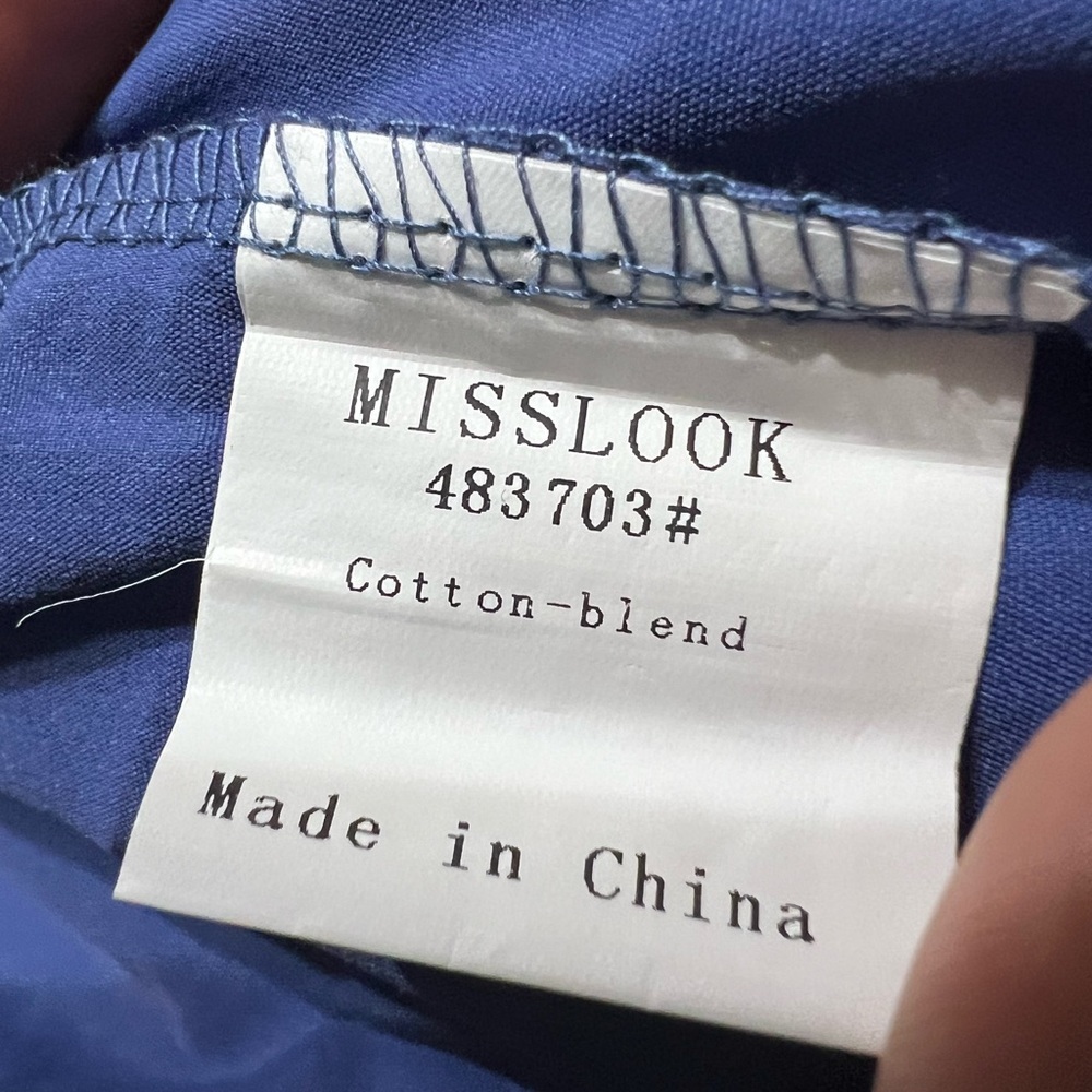 MISSLOOK COTTON BLEND COOL FLAP POCKETS AND WAIST  BAND W/ DRAWSTRING, SIZE XL☑️ - Picture 7 of 15